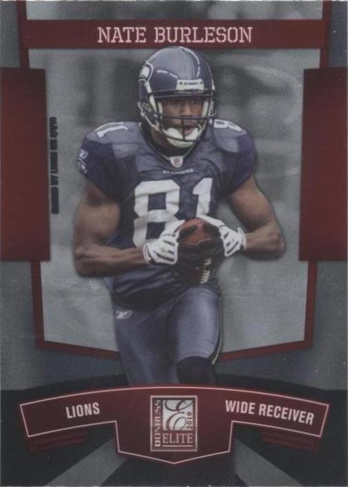 2010 Donruss Elite Nate Burleson #87
