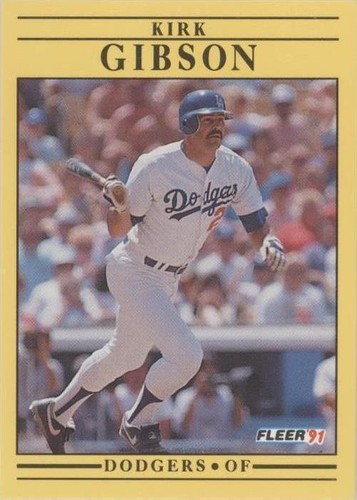 1991 Fleer - Kirk Gibson #199