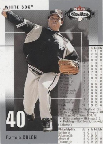 2003 Fleer Box Score - Bartolo Colon #70
