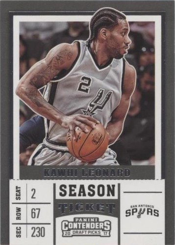 2017-18 Panini Contenders Draft Picks - Kawhi Leonard #28