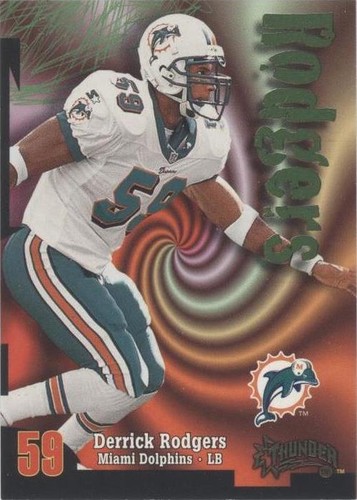 1998 Skybox Thunder Derrick Rodgers #163
