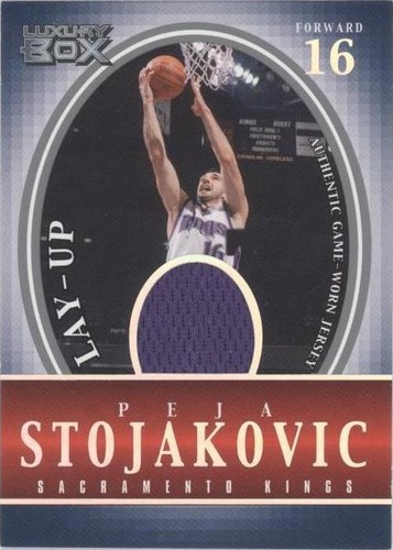 2004-05 Topps Luxury Box - Peja Stojakovic #LU-PS