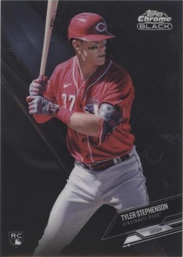 2021 Topps Chrome Black - Tyler Stephenson #77