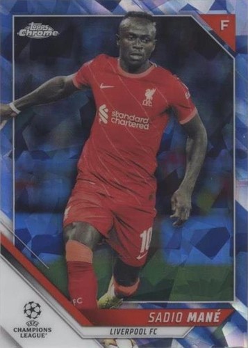 2021-22 Topps Chrome UCL Sapphire Edition Sadio Mané #110