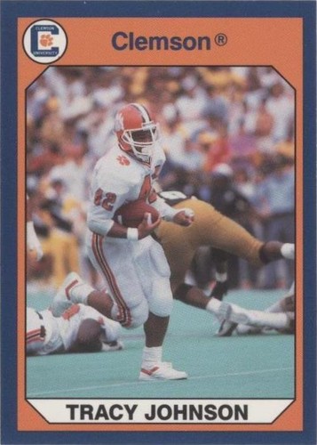 1990 Collegiate Collection Clemson Tigers Tracy Johnson #19