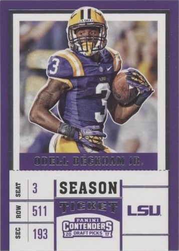 2017 Panini Contenders Draft Picks Odell Beckham Jr. #79