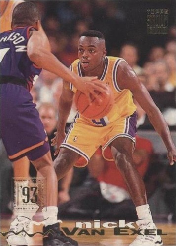 [本日限定の特別価格] LAKERS VAN EXEL Nick Van Exel Hoodie | Authentic Los Angeles Lakers Nick Van