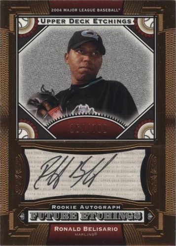 2004 Upper Deck Etchings - Ronald Belisario #136