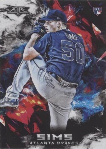 2018 Topps Fire - Lucas Sims #148