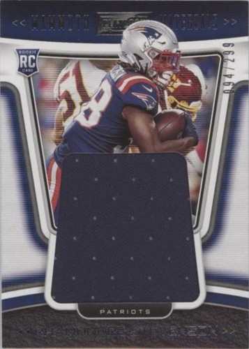 2021 Panini Playbook Rhamondre Stevenson #MAM-RST