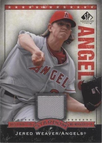2008 SP Legendary Cuts - Jered Weaver #DS-JW