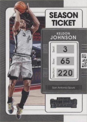 2021-22 Panini Contenders - Keldon Johnson #1