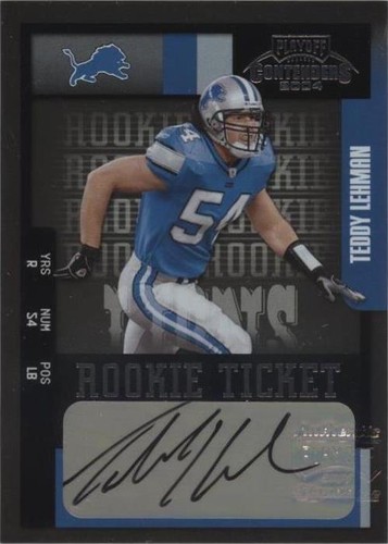 2004 Playoff Contenders Teddy Lehman #185
