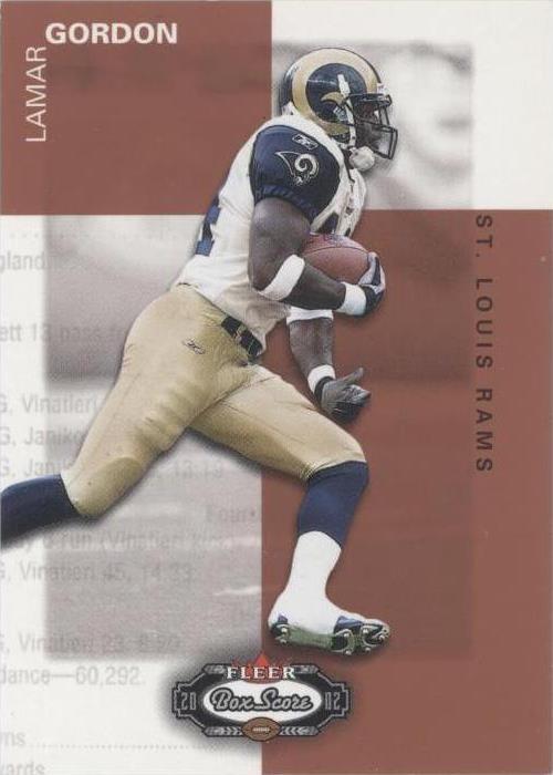 2002 Fleer Box Score Lamar Gordon #172