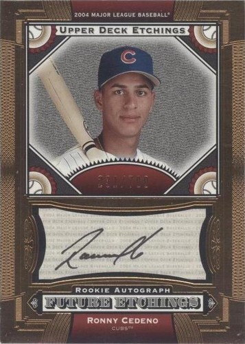2004 Upper Deck Etchings - Ronny Cedeno #145
