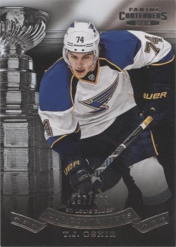 2013-14 Panini Playoff Contenders - T.J. Oshie #CC-9