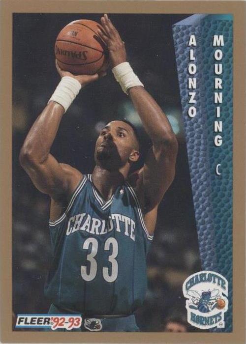 1992 - 93 Fleer - Alonzo Mourning #5
