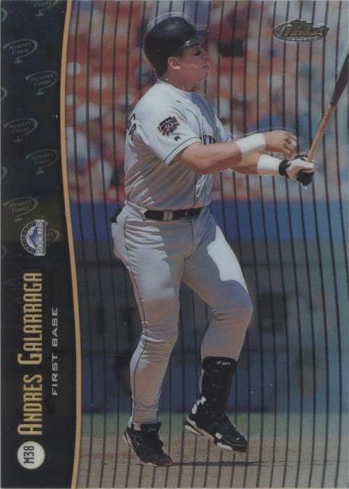 1998 Topps Finest - Andres Galarraga Chipper Jones #M38