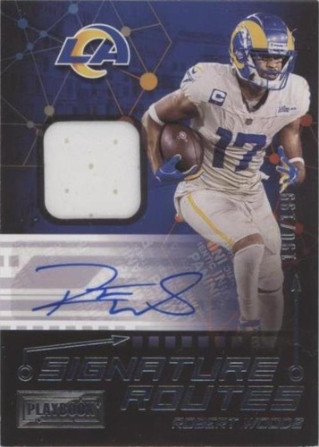 2021 Panini Playbook Robert Woods #SRO-WRO