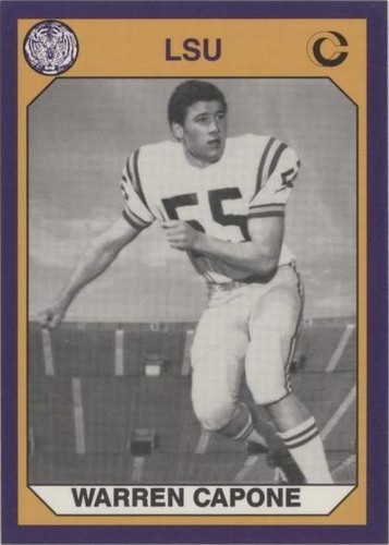 1990 Collegiate Collection LSU Tigers Warren Capone #195