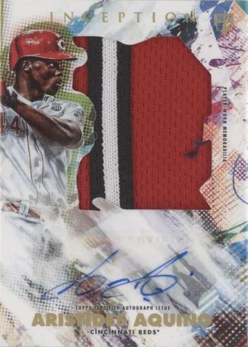 Aristides Aquino Topps Inception 直筆サイン 2020 Topps Inception Aristides Aquino Rookie Emerging Stars