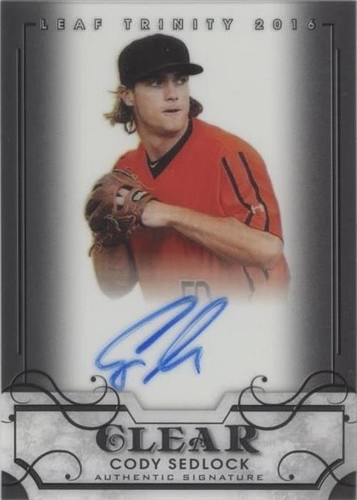 2016 Leaf Trinity - Cody Sedlock #CA-CS1