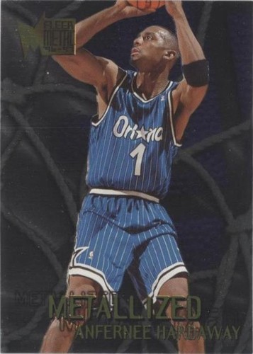 1996-97 BASKETBALL CARD # 69 FLEER METAL ANFERNEE HARDAWAY
