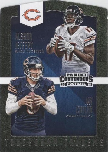 2015 Panini Contenders Alshon Jeffery Jay Cutler #TT8
