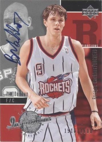 2002-03 Upper Deck Inspirations - Tim Duncan/Bostjan Nachbar #144