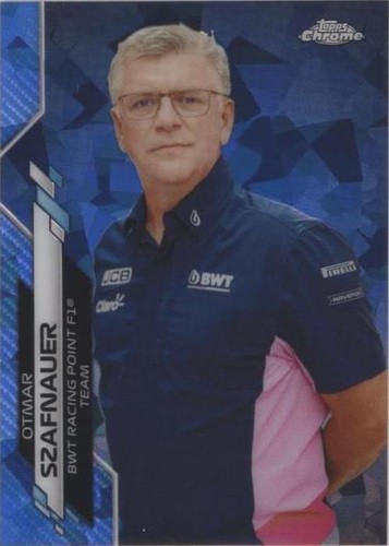 2020 Topps Chrome Sapphire Edition Formula 1 - Otmar Szafnauer #92