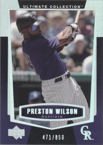 2003 Upper Deck Ultimate Collection - Preston Wilson #72