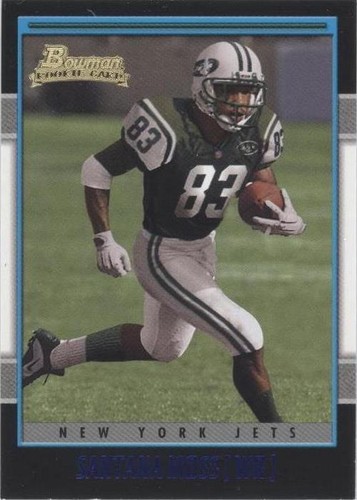 2001 Bowman Santana Moss #198