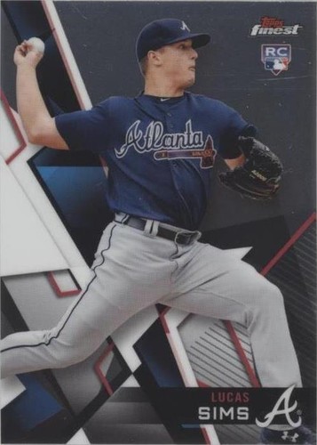 2018 Topps Finest - Lucas Sims #28