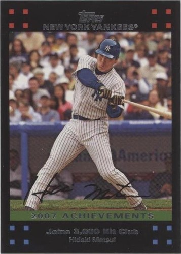 希少 63/100 松井秀喜 2005年 NUMBERS COLLECTION HIDEKI MATSUI 2005 Topps Baseball # 408 New York Yankees NM