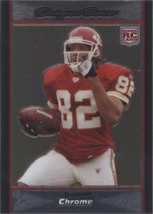 2007 Bowman Chrome Dwayne Bowe #BC78