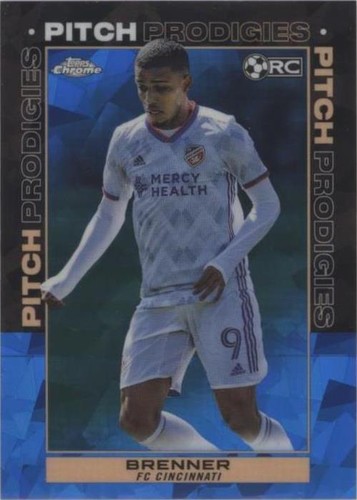 2021 Topps Chrome MLS Sapphire Edition Brenner #185