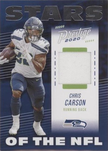 2020 Panini Prestige Chris Carson #SN-CC