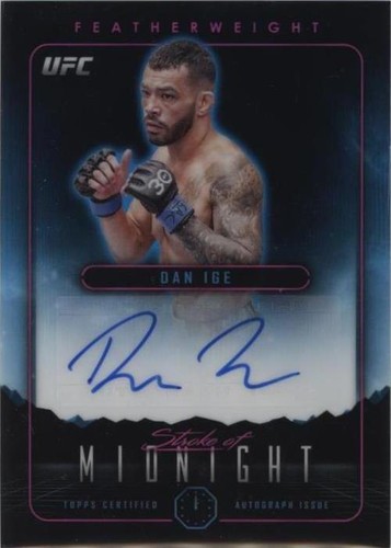 2024 Topps Midnight UFC - Dan Ige #SMA-DIE