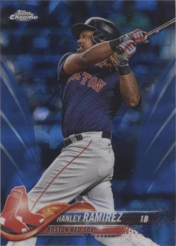 2018 Topps Chrome Sapphire Edition - Hanley Ramirez #457