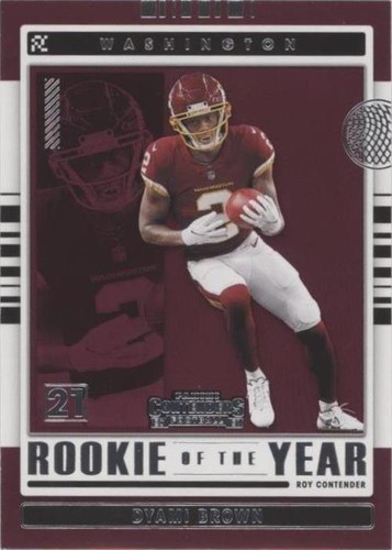 2021 Panini Contenders Dyami Brown #ROY-DBRO