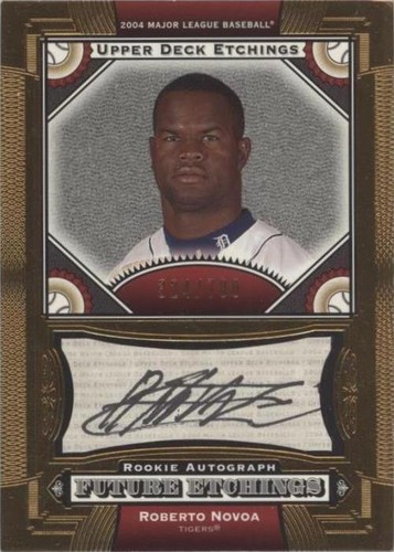2004 Upper Deck Etchings - Roberto Novoa #148