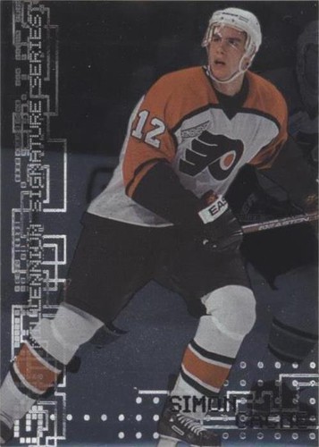 1999-00 In the Game Be A Player Millennium Signature Series - Simon Gagne #183