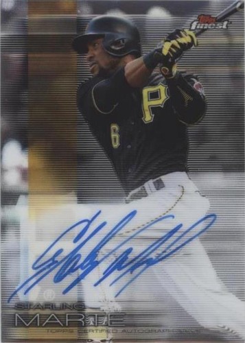 2016 Topps Finest - Starling Marte #FA-SM
