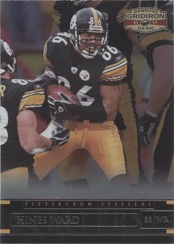 2007 Donruss Gridiron Gear Hines Ward #75