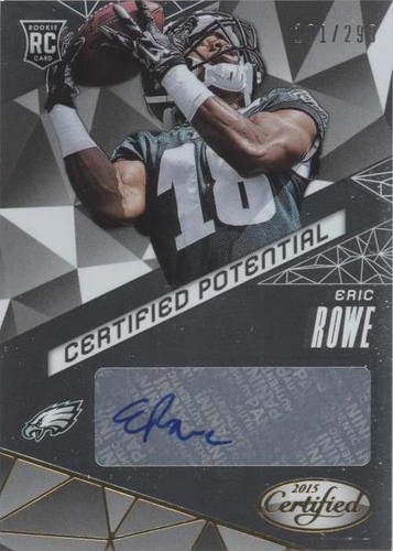 2015 Panini Certified Eric Rowe #CP-ER
