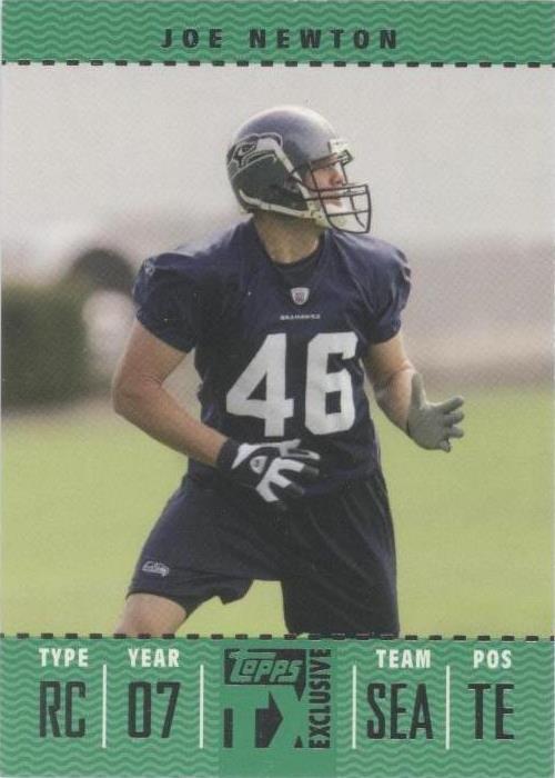 2007 Topps TX Exclusive Joe Newton #200