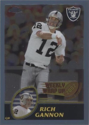 2003 Topps Chrome Rich Gannon #165