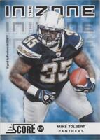 2012 Score Mike Tolbert #18
