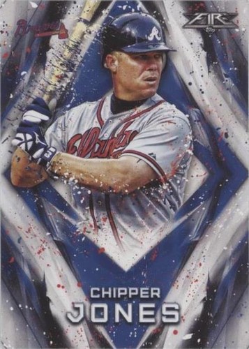 2017 Topps Fire - Chipper Jones #145