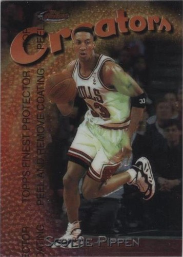 SCOTTIE PIPPEN, 1997-98 TOPPS FINEST CATALYST #1, w/FILM